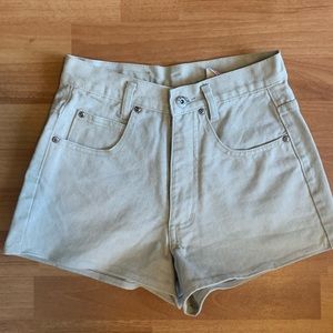 Vintage Jonny Q (Italian) High-Rise Denim Shorts